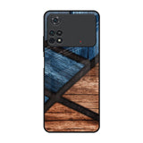 Wooden Tiles Poco M4 Pro Glass Back Cover Online