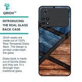 Wooden Tiles Glass Case for Poco M4 Pro