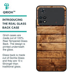 Wooden Planks Glass Case for Poco M4 Pro