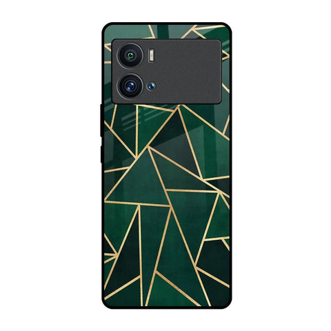 Abstract Green iQOO 9 Pro Glass Back Cover Online