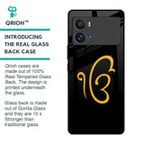 Luxury Fashion Initial Glass Case for iQOO 9 Pro