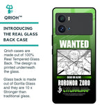 Zoro Wanted Glass Case for iQOO 9 Pro