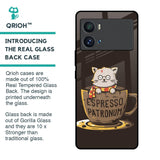 Tea With Kitty Glass Case For iQOO 9 Pro