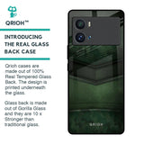 Green Leather Glass Case for iQOO 9 Pro