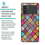 Multicolor Mandala Glass Case for iQOO 9 Pro