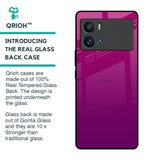 Magenta Gradient Glass Case For iQOO 9 Pro