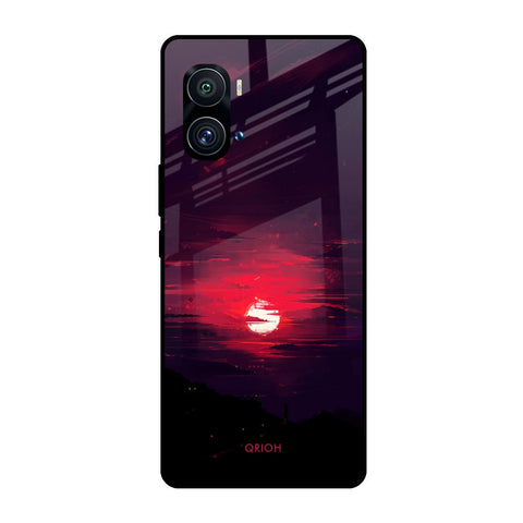 Morning Red Sky iQOO 9 Pro Glass Cases & Covers Online