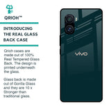 Hunter Green Glass Case For iQOO 9 Pro