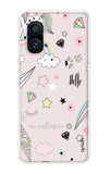 Unicorn Doodle iQOO 9 Pro Back Cover