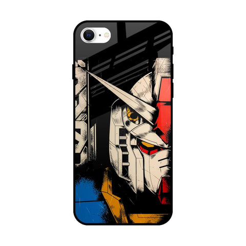 Transformer Art iPhone SE 2022 Glass Back Cover Online