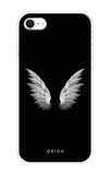 White Angel Wings iPhone SE 2022 Back Cover