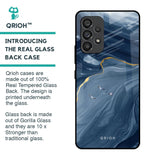 Deep Ocean Marble Glass Case for Samsung Galaxy A53 5G