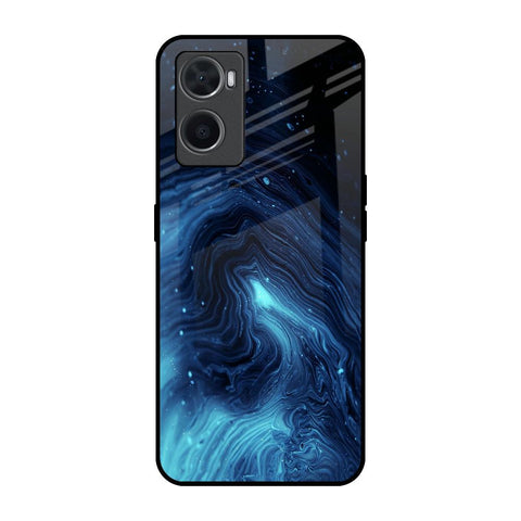 Dazzling Ocean Gradient Oppo A96 Glass Back Cover Online