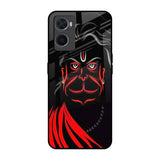 Lord Hanuman Oppo A96 Glass Back Cover Online