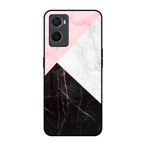 Marble Collage Art Oppo A96 Glass Back Cover Online