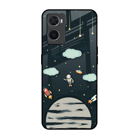 Astronaut Dream Oppo A96 Glass Back Cover Online