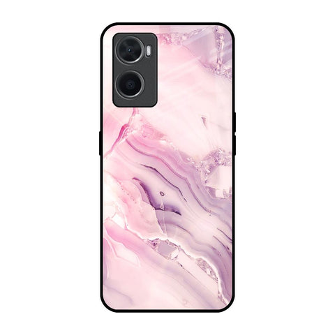 Diamond Pink Gradient Oppo A96 Glass Back Cover Online