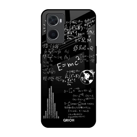 Funny Math Oppo A96 Glass Back Cover Online