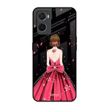 Fashion Princess Oppo A96 Glass Back Cover Online