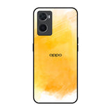 Rustic Orange Oppo A96 Glass Back Cover Online