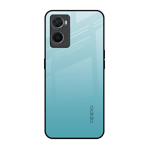 Arctic Blue Oppo A96 Glass Back Cover Online