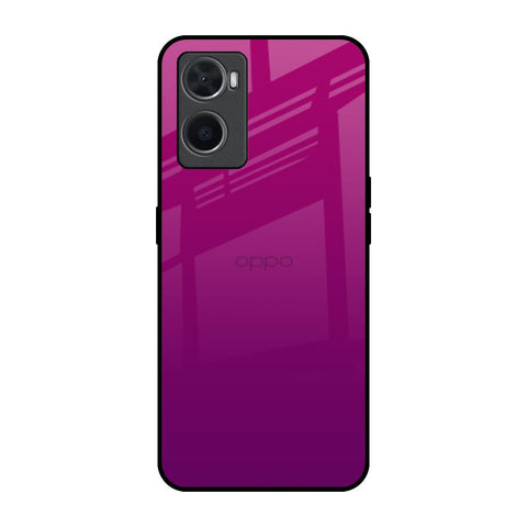 Magenta Gradient Oppo A96 Glass Back Cover Online