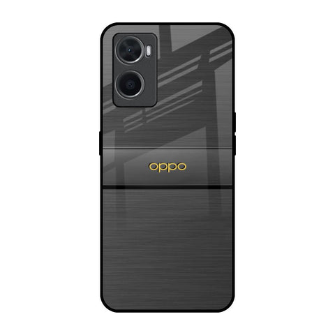 Grey Metallic Glass Oppo A96 Glass Back Cover Online