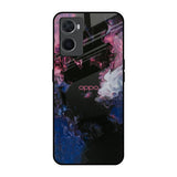 Smudge Brush Oppo A96 Glass Back Cover Online