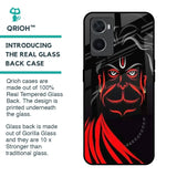 Lord Hanuman Glass Case For Oppo A96