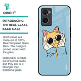 Adorable Cute Kitty Glass Case For Oppo A96