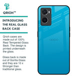 Blue Aqua Glass Case for Oppo A96