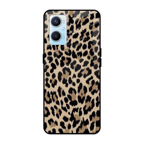 Leopard Seamless Oppo A96 Glass Cases & Covers Online