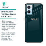 Hunter Green Glass Case For Oppo A96