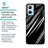 Black & Grey Gradient Glass Case For Oppo A96