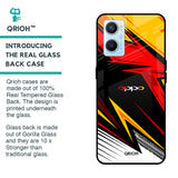 Race Jersey Pattern Glass Case For Oppo A96