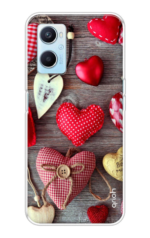 Valentine Hearts Oppo A96 Back Cover