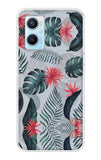 Retro Floral Leaf Oppo A96 Back Cover