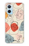 Abstract Faces Oppo A96 Back Cover