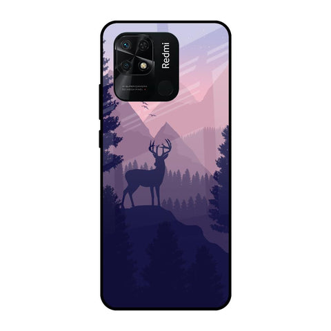 Deer In Night Redmi 10 Glass Cases & Covers Online