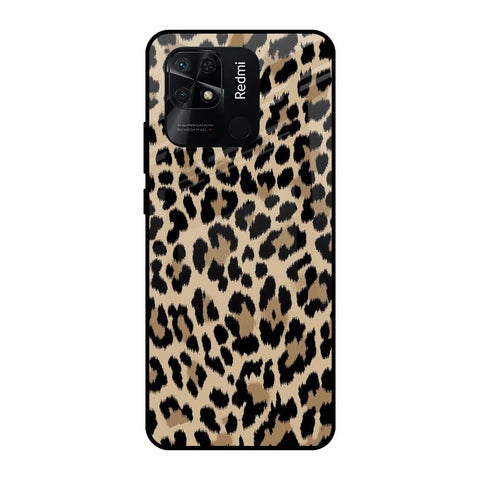 Leopard Seamless Redmi 10 Glass Cases & Covers Online