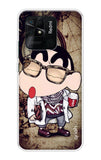 Nerdy Shinchan Redmi 10 Back Cover