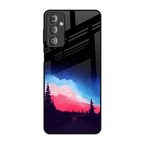 Drive In Dark Samsung Galaxy F23 5G Glass Back Cover Online