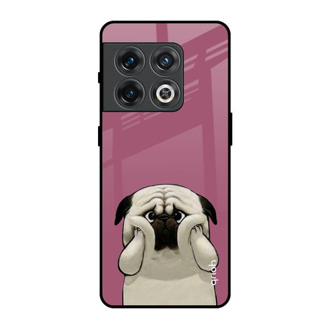 Funny Pug Face OnePlus 10 Pro Glass Back Cover Online