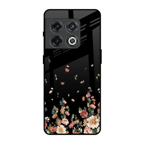 Floating Floral Print OnePlus 10 Pro Glass Back Cover Online