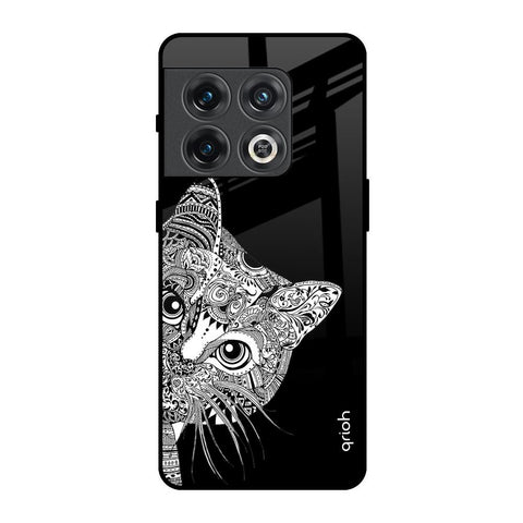 Kitten Mandala OnePlus 10 Pro Glass Back Cover Online