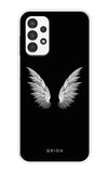 White Angel Wings Samsung Galaxy A13 Back Cover