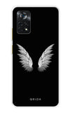 White Angel Wings Poco X4 Pro 5G Back Cover