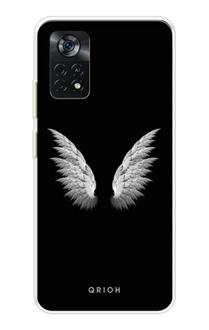 White Angel Wings Poco X4 Pro 5G Back Cover