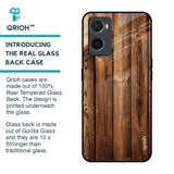 Timber Printed Glass Case for Oppo A76