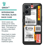 Cool Barcode Label Glass Case For Oppo A76